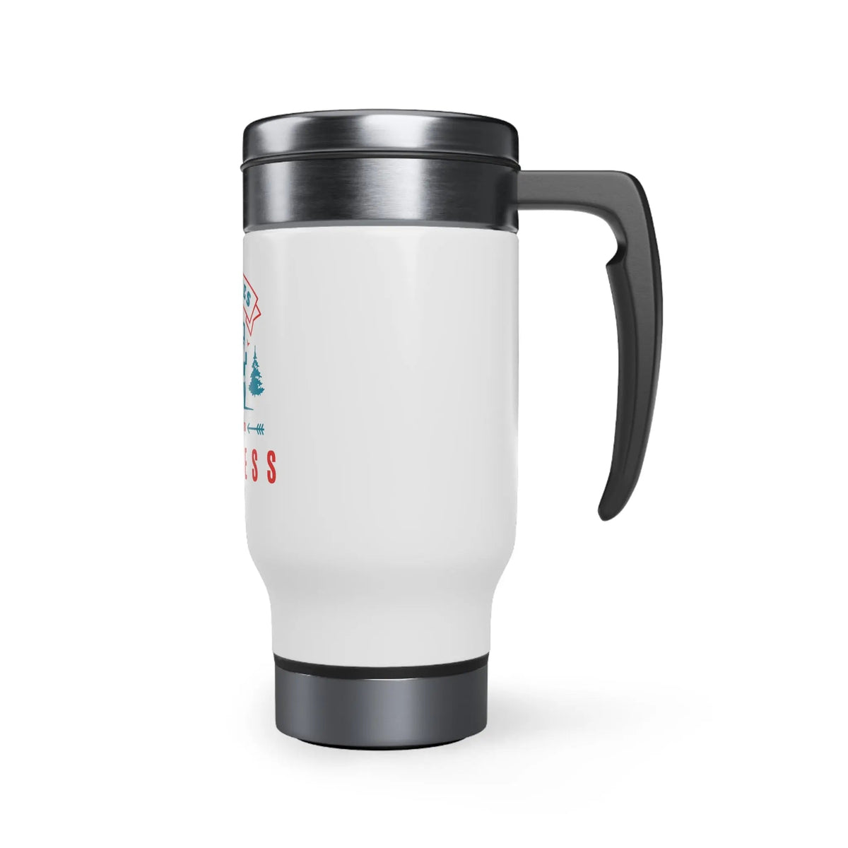 Stainless Steel Travel Mug with Handle, 14oz - Piryoung Shop