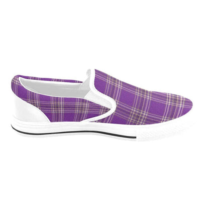 Tartan Slip - on Canvas Women's Shoes - Piryoung Shop