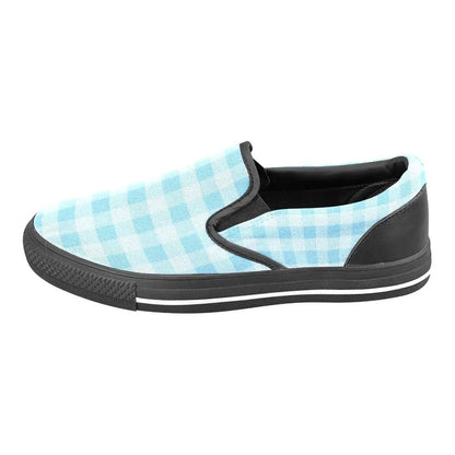 Tartan Slip - on Canvas Women's Shoes - Piryoung Shop