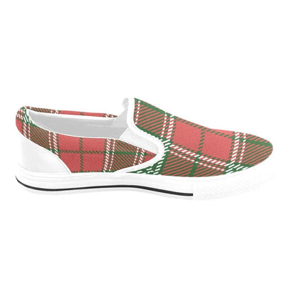 Tartan Slip - on Canvas Women's Shoes - Piryoung Shop