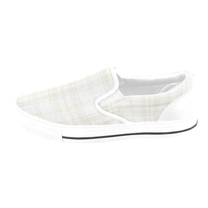 Tartan Slip - on Canvas Women's Shoes - Piryoung Shop
