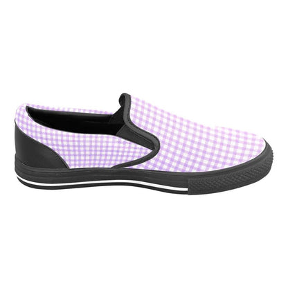 Tartan Slip - on Canvas Women's Shoes - Piryoung Shop
