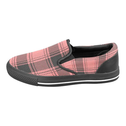 Tartan Slip - on Canvas Women's Shoes - Piryoung Shop