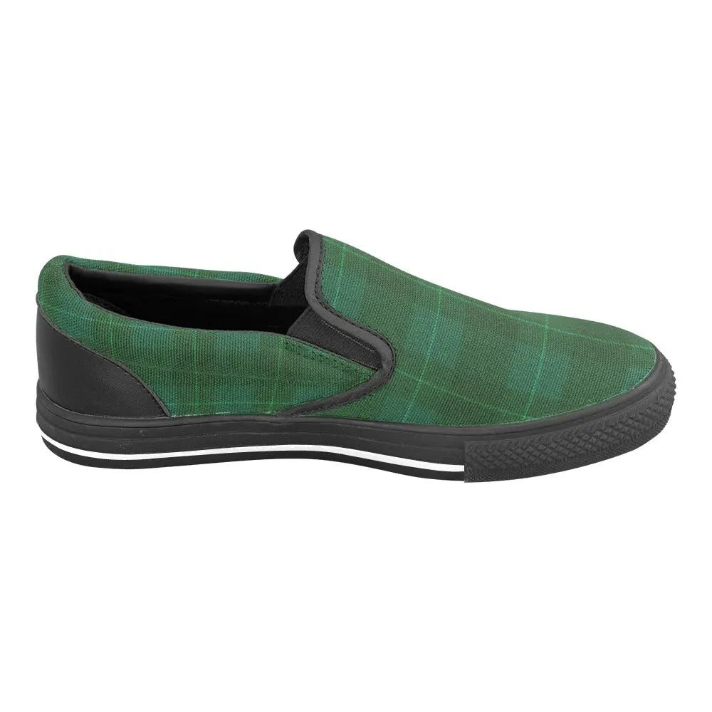 Tartan Slip - on Canvas Women's Shoes - Piryoung Shop