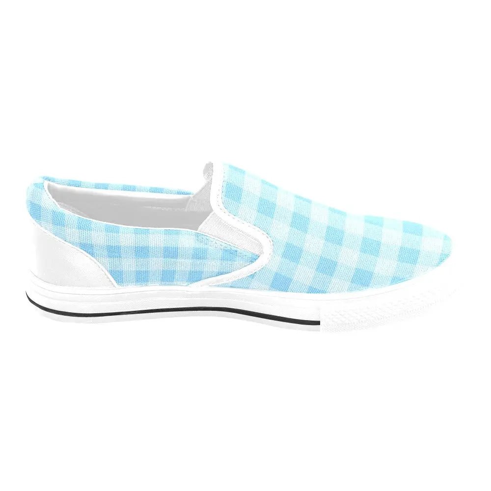 Tartan Slip - on Canvas Women's Shoes - Piryoung Shop