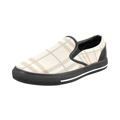Tartan Slip - on Canvas Women's Shoes - Piryoung Shop