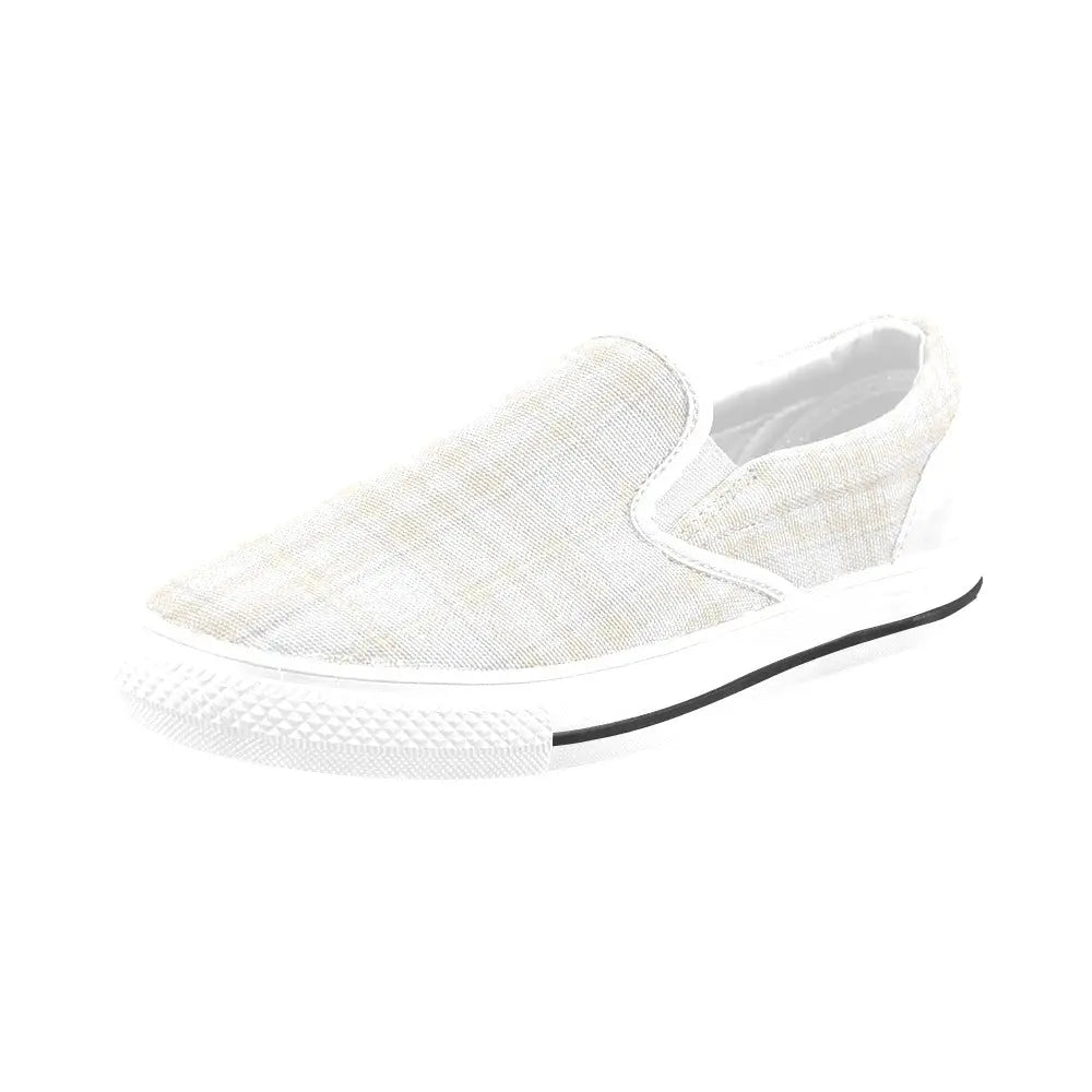 Tartan Slip - on Canvas Women's Shoes - Piryoung Shop