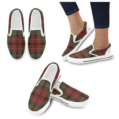 Tartan Slip - on Canvas Women's Shoes - Piryoung Shop