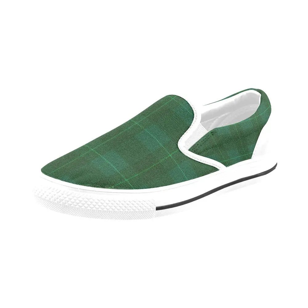 Tartan Slip - on Canvas Women's Shoes - Piryoung Shop