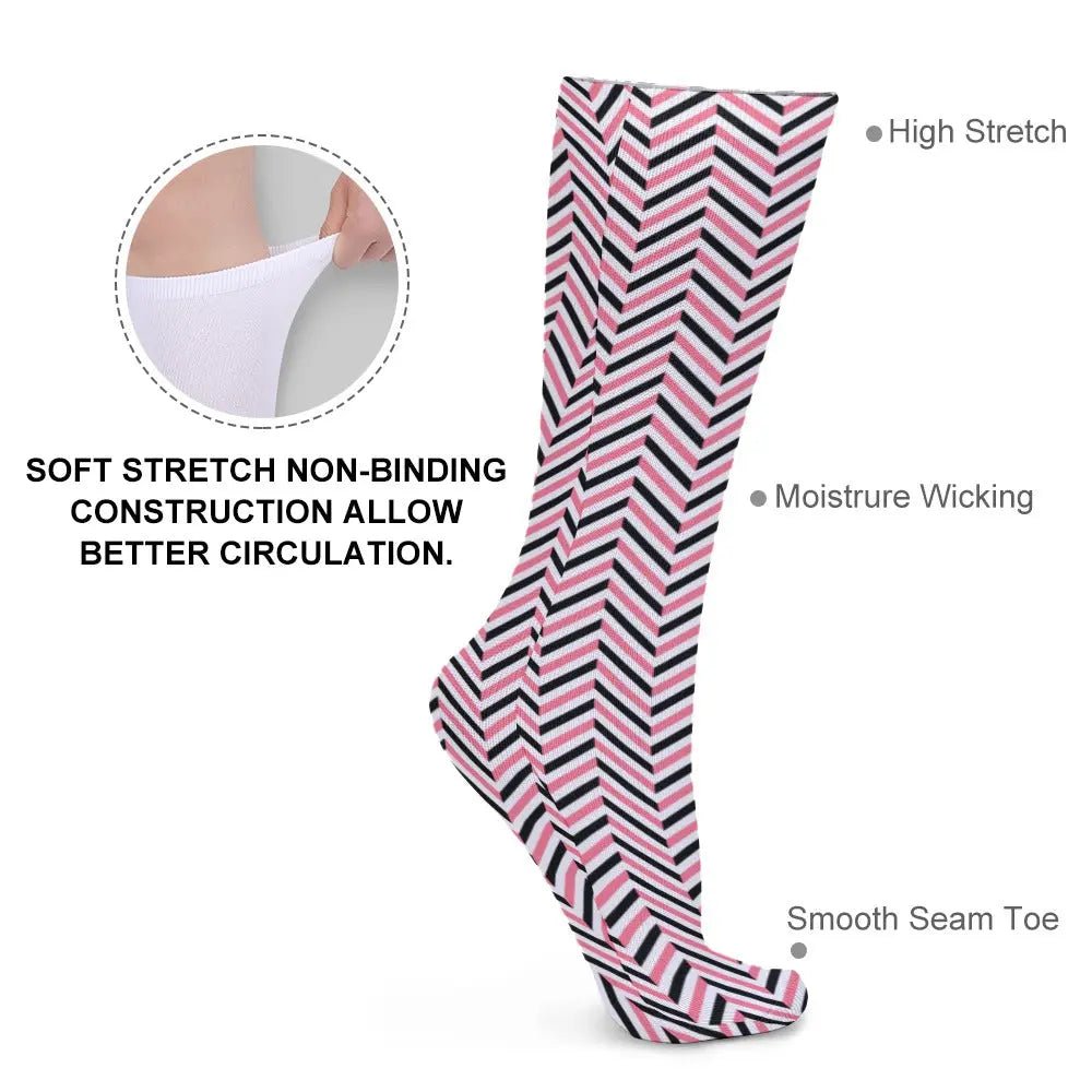 Thick Stockings - Colorful Design - Piryoung Shop