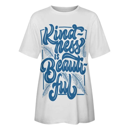 Women's Personalized T-Shirt - Kindness is Beautiful - Piryoung Shop